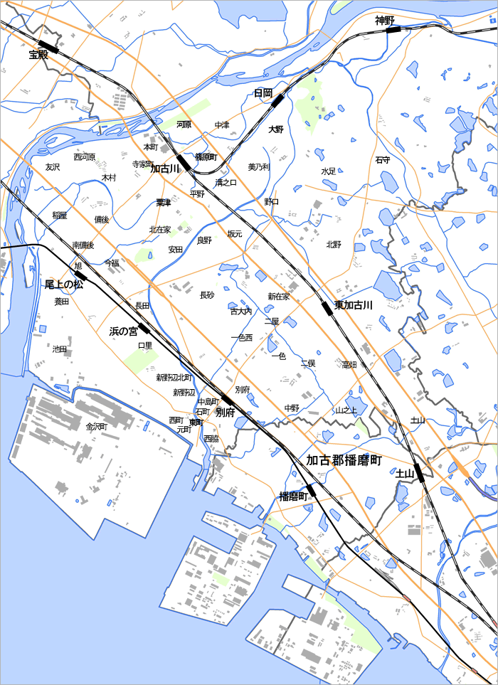 加古川中・南部方面
