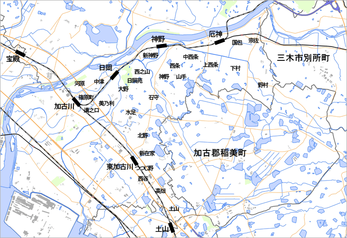 加古川北部方面